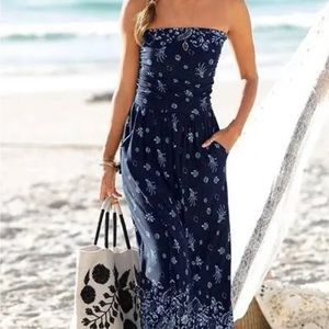 Bandeau dress by Lascana size small. Maxi dress